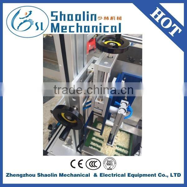 Semi Automatic cardboard box paper gluing machine with Hot Melt Adhesive
