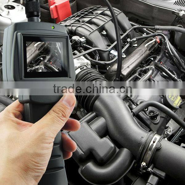 5.5mm Camera Industrial 2.4" HD Endoscope Snake Scope Waterproof 1M Cable Inspection Borescope 4 LED Engine Pipe Cam Tool