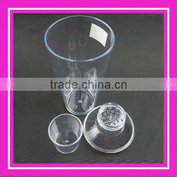 plastic shaker & ice shaker & plastic juice shaker
