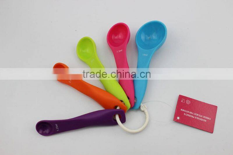 0600048 High quality 9 pcs plastic measuring cup and spoon set,plastic measuring utensils set