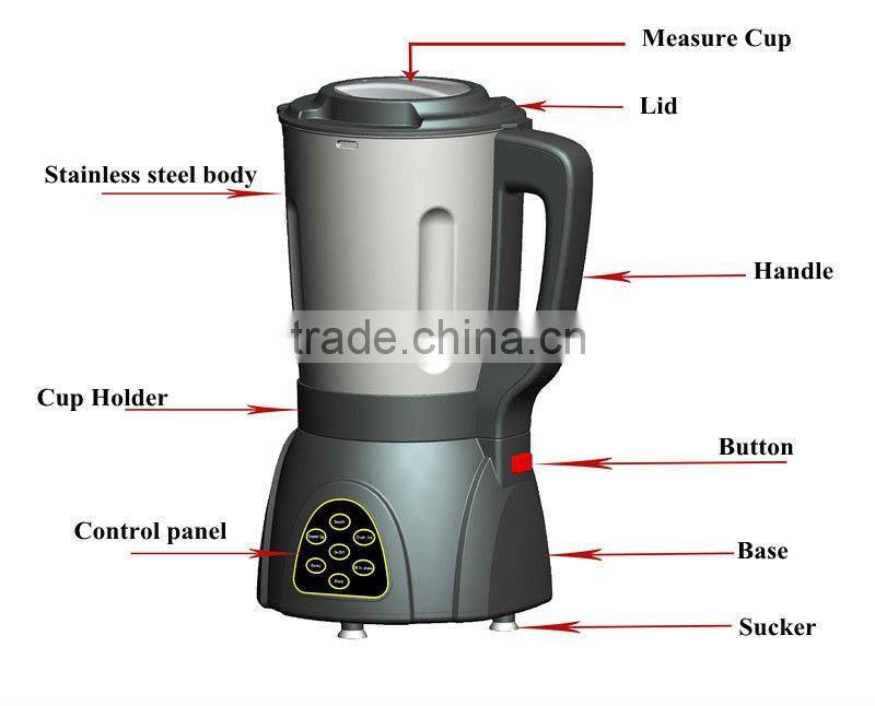 Newest Multi-function Stainless steel Soup maker