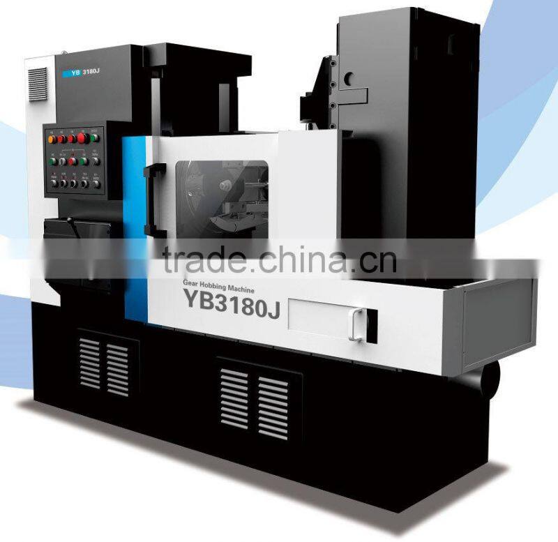 YB3180J CNC Semi-Automatic Gear Hobbing Machine
