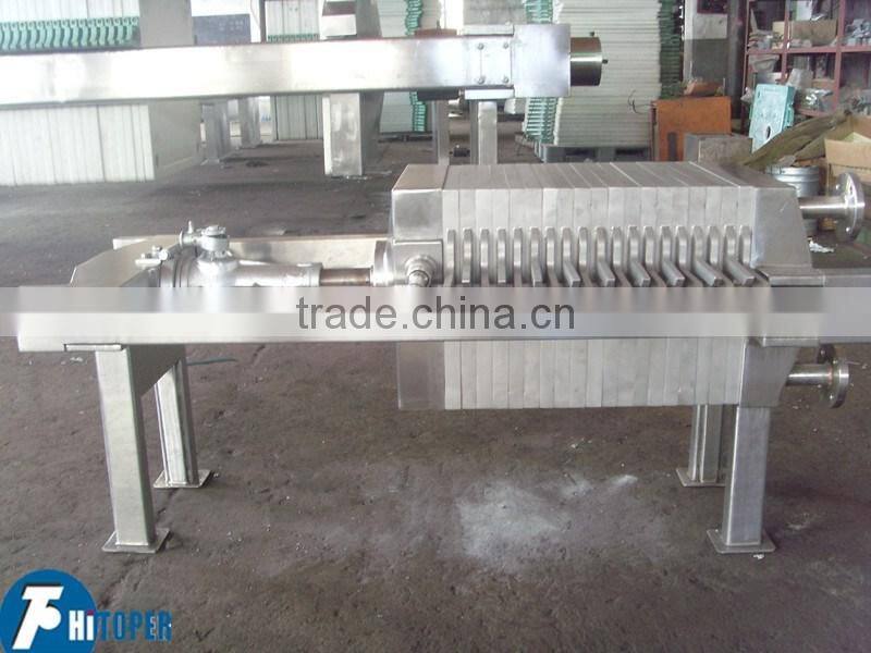 Filter press for sale made by stainless steel material of food grade
