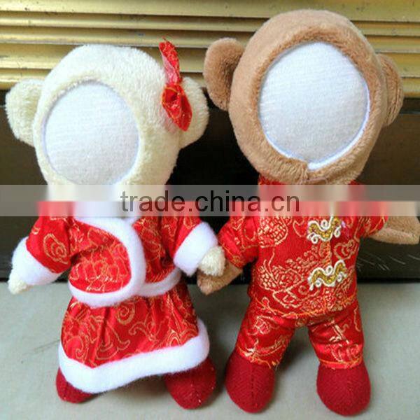 Hot Sale Plush 3D photo face Doll (3D-75)
