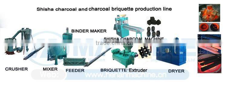 Best sale factory price BBQ charcoal extruding machine