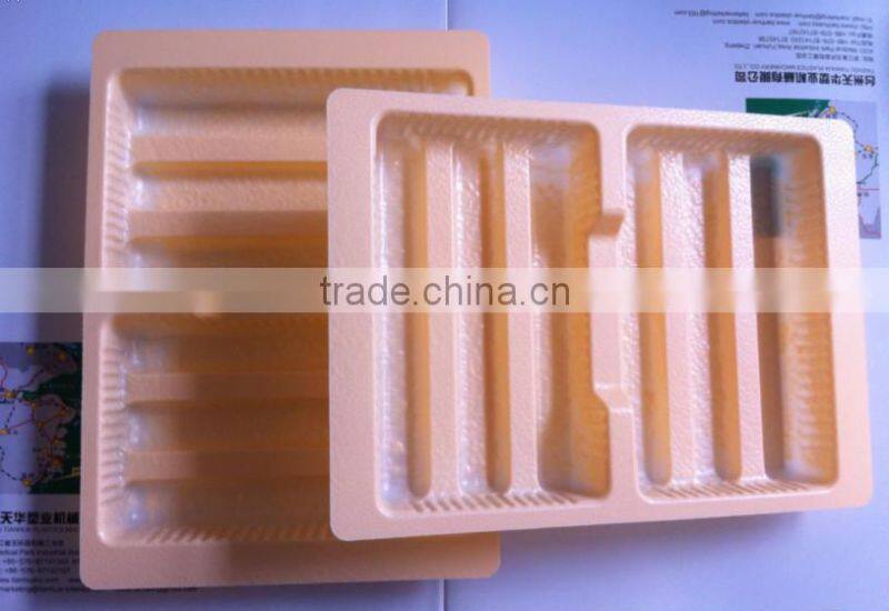 PVC disposable plastic medical tray