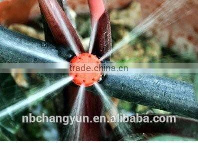 Irrigation garden mist nozzle adjustable tools sprinkler for drip system