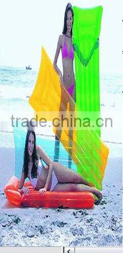 blue inflatable water float mattress INF00008