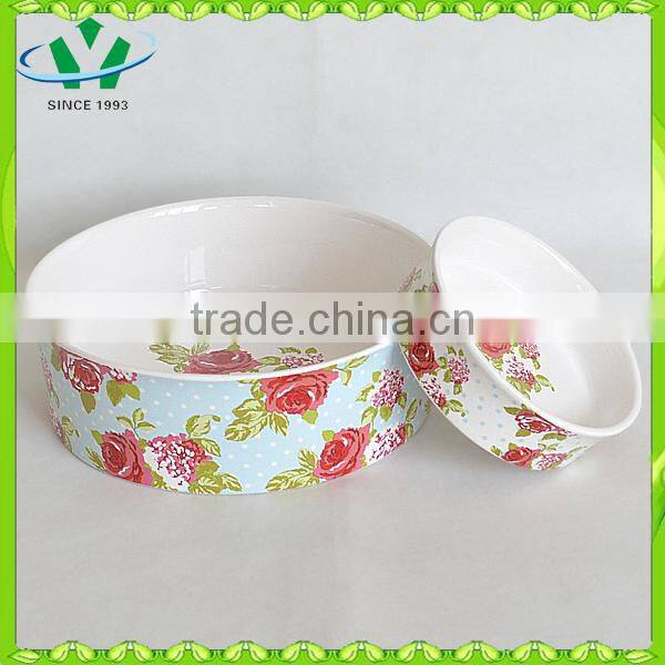 2014 New Pet Products From China Ceramic Dog Bowls Wholesale