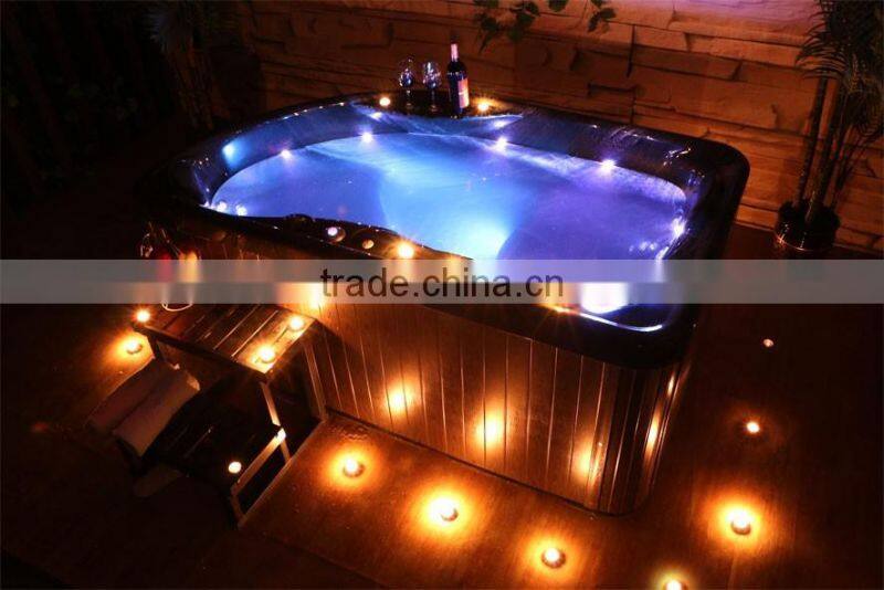 Cheap Deep used Massage Tub Garden 1 Person Outdoor or Indoor Spa (S201)