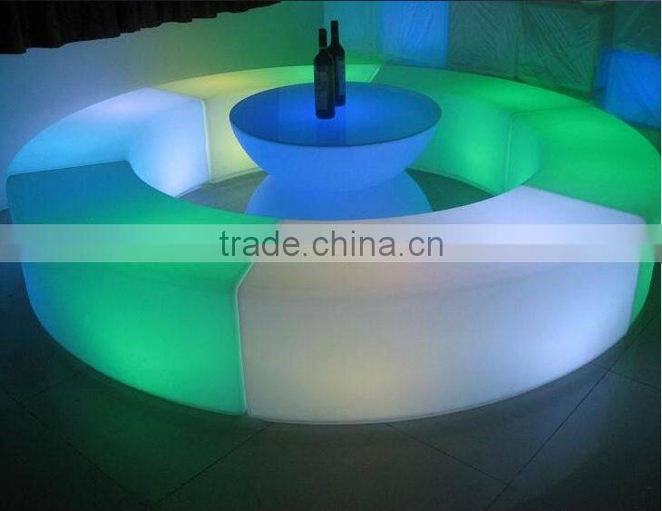 Recption desk luminous led bar counter