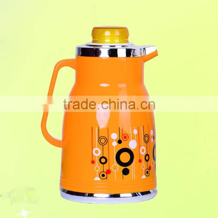 China factory supply 1.0L plastic thermos with glass inside