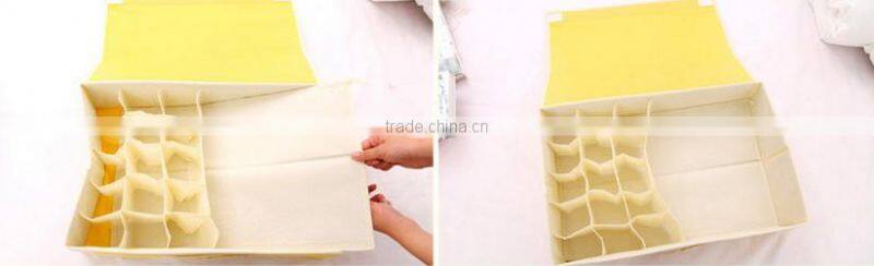 Q1079 Multifunctional folding underwear storage box