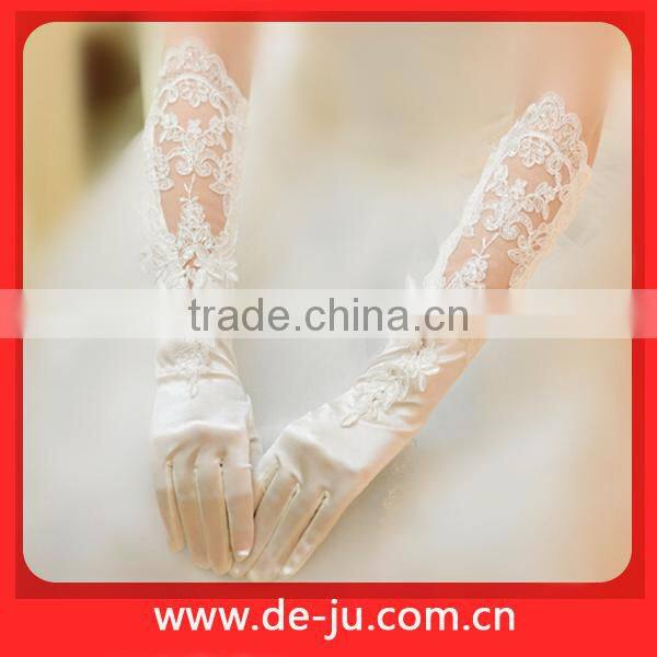 White Decoration Bridal Gloves Wedding Dress Accessories
