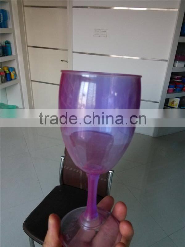 250ml Plastic Goblet , Plastic Champagne Cup, Plastic Flute