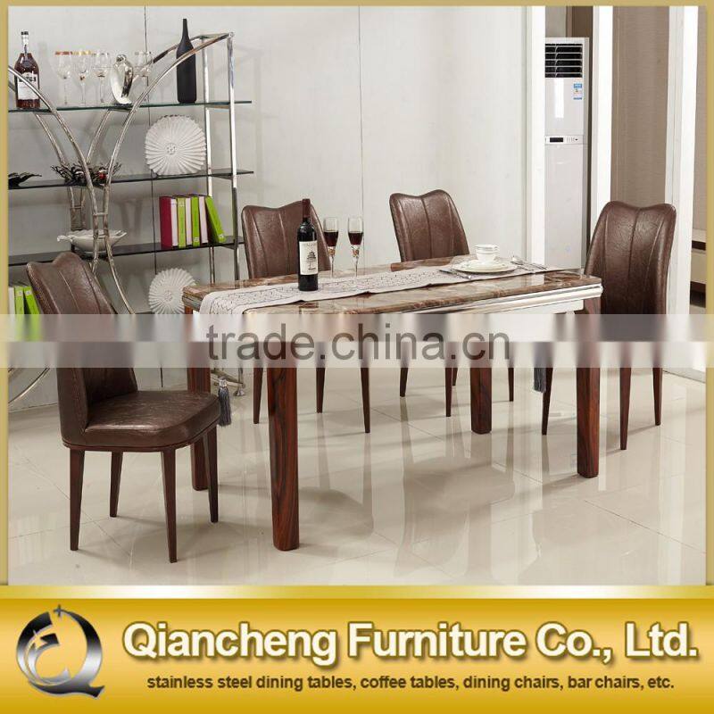 Morden style marble mdf dining table