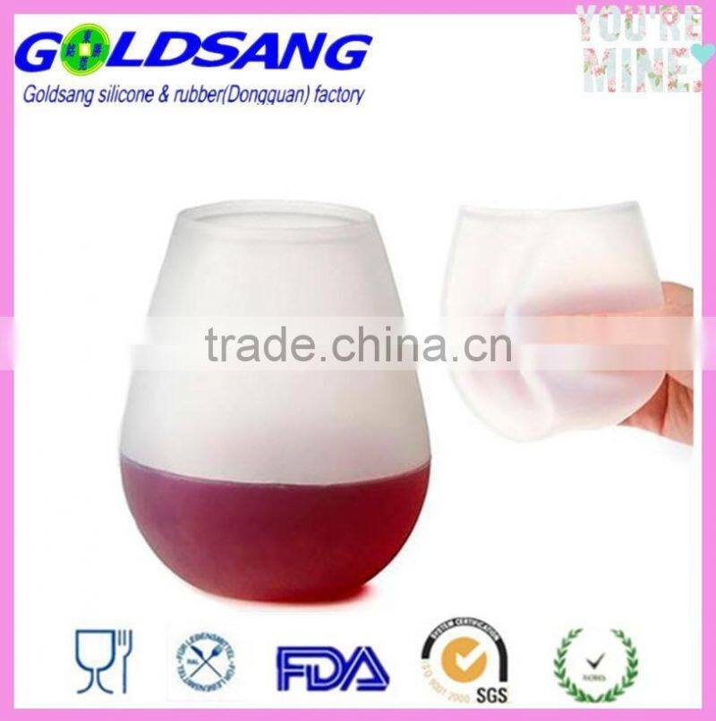 Food Grade Unbreakable Silicone Party Cups