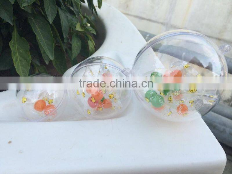 Plastic decorating ball