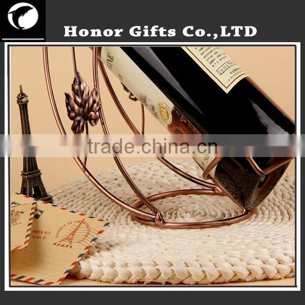 Plated Red Wine Rack Decorative Wine Bottle Holders