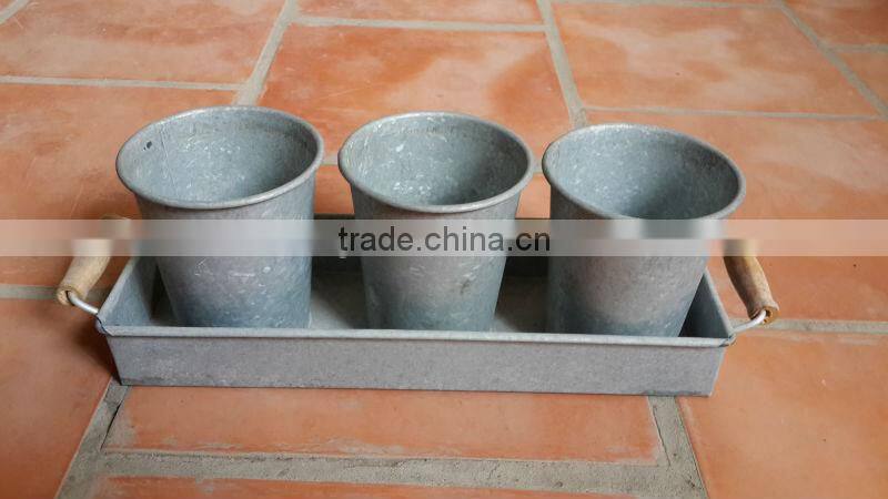 The New Modern Style Zinc Planter - Tall Zinc Water Pots