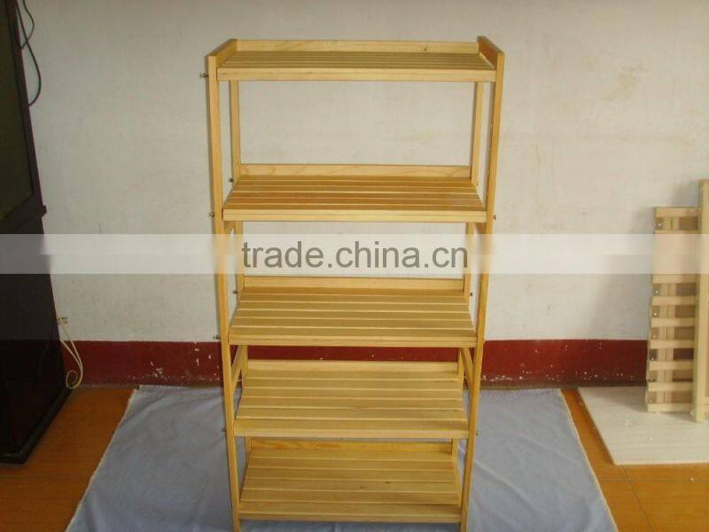 Design wooden shelf