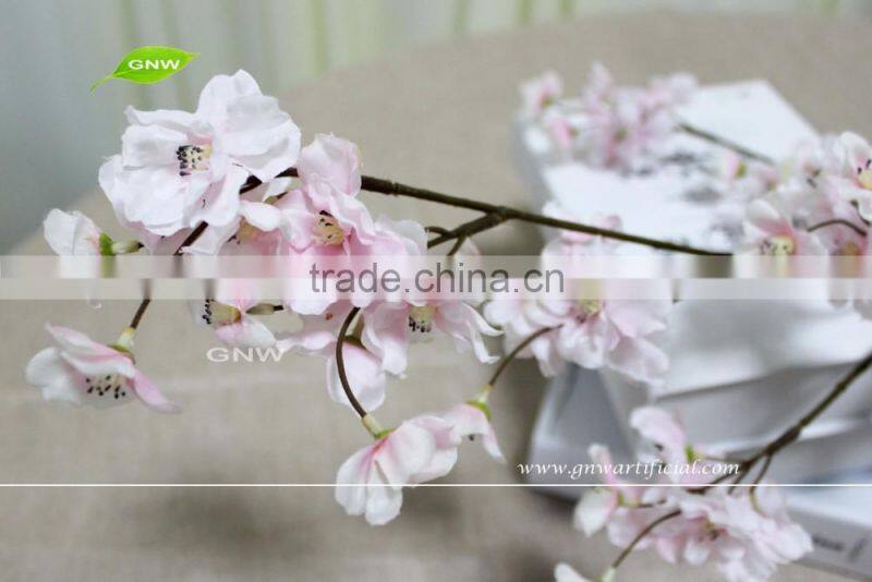 GNW BLB-CH1605010 Alibaba Most Competitive fabric artificial flower cherry blossom branch For Sale