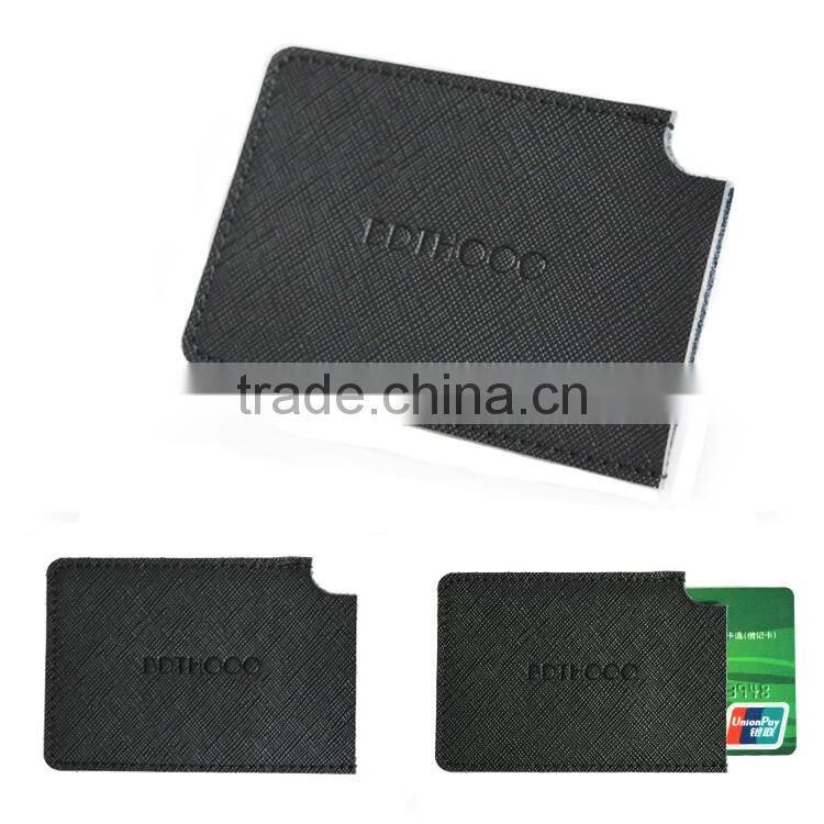 Genuine leather wallet men crazy horse card holder credit card holder rfid blocking customized
