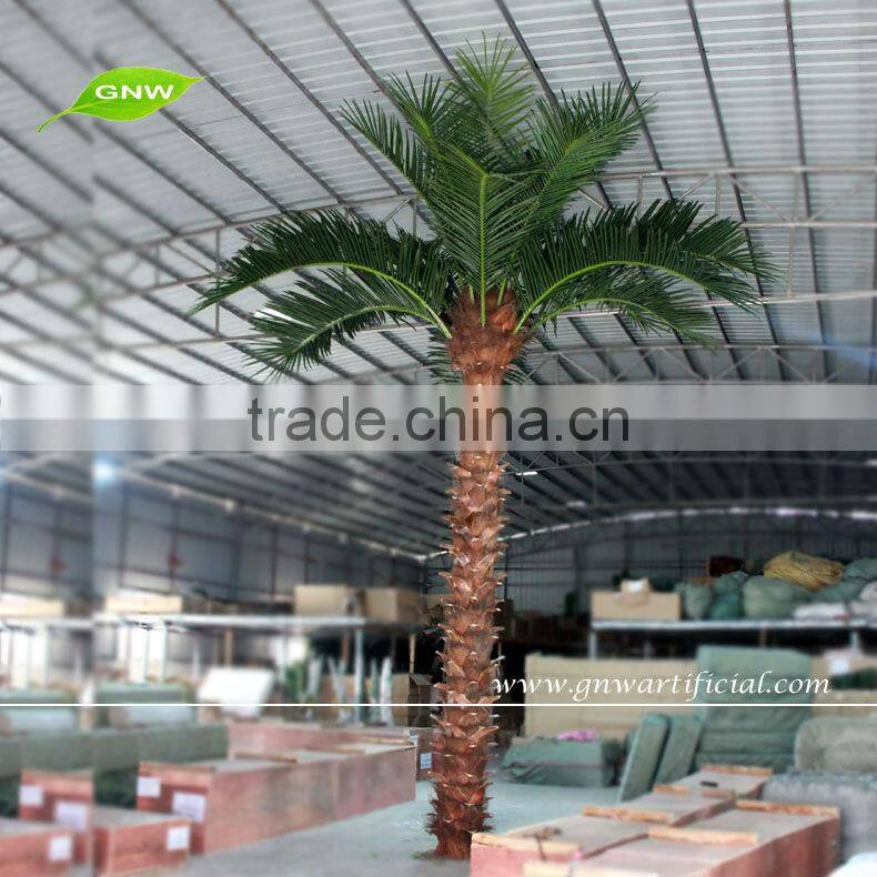 APM025 GNW 13ft High indoor plants artificial date palm tree for wedding hotel decoration