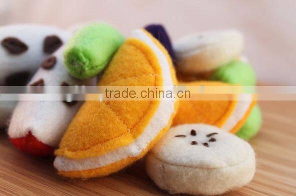 2017 hight quality party supply new products hot sale home decoration handicraft promotional felt fruit decoration tools