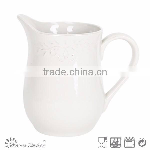 color glaze ceramic milk jug pitcher