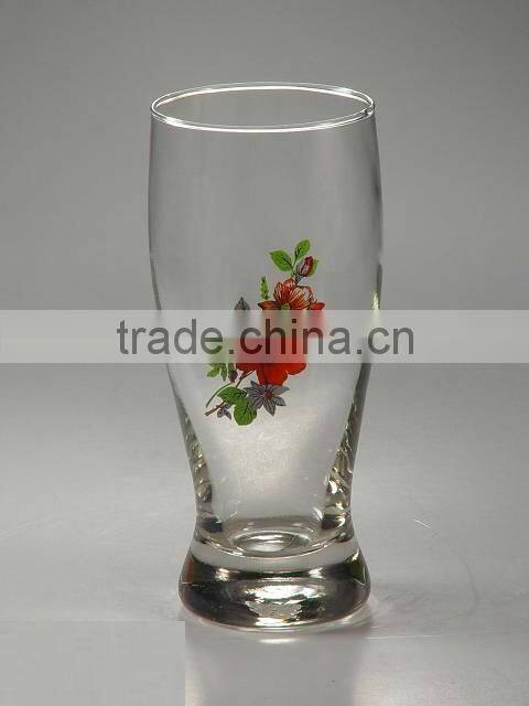 Clear glass water cup beer glasses