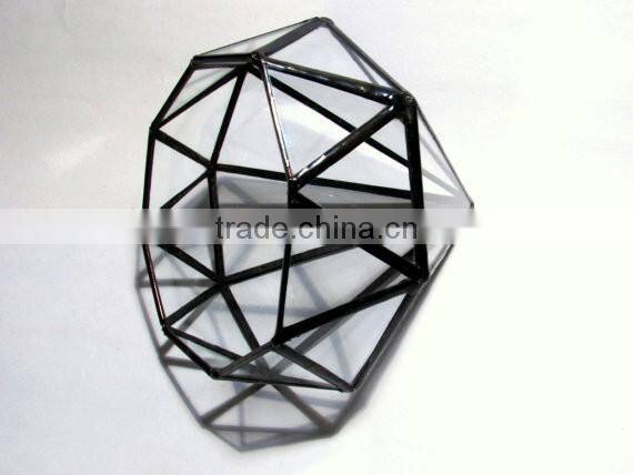 Wedding Ring Box Decorate Glass Diamond Terrarium