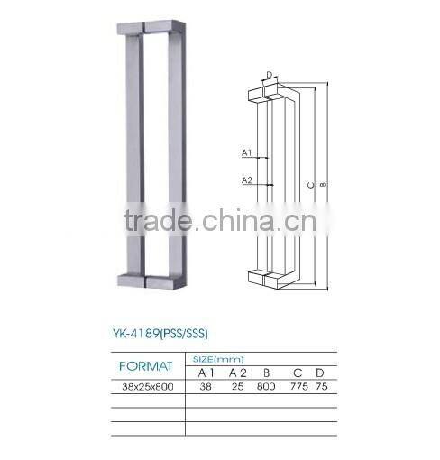 1.2 Meter Long Square Glass Door Pull Handle/Wooden Door Handle