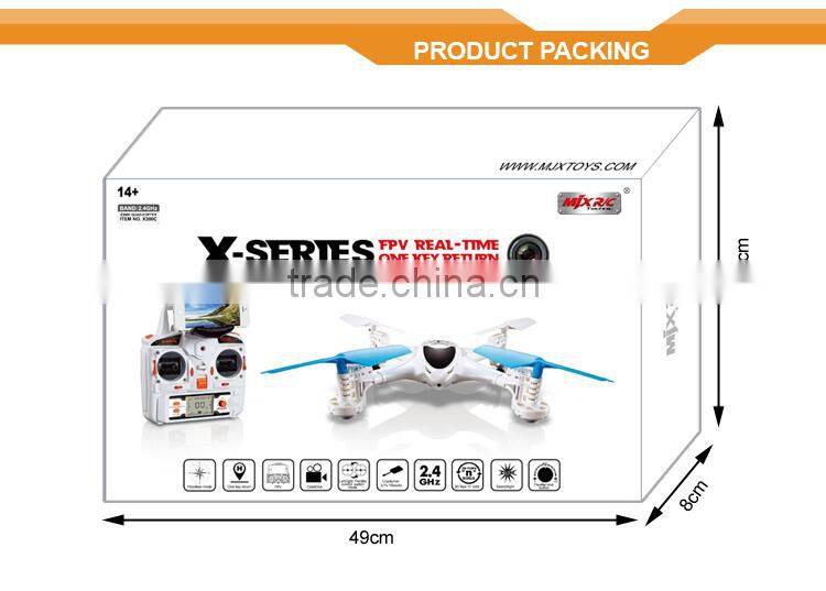 toys 2015 new products 2.4G 4CH 6-axle mjx x300c quadcopter fpv real time transmission RC drone fpv