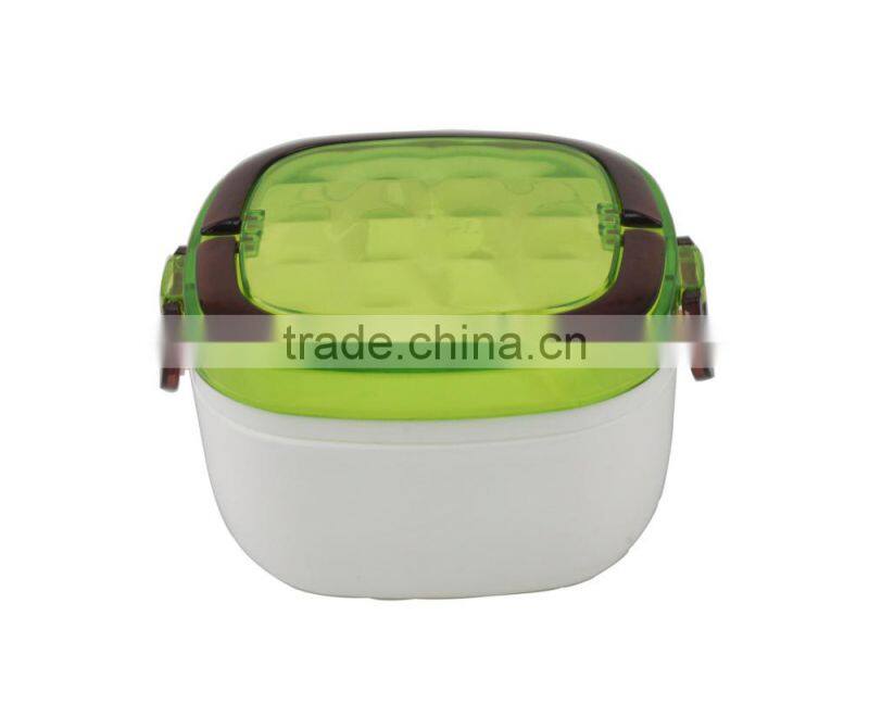 Round Shape Home Using OEM Plastic Lunch Box With Lock