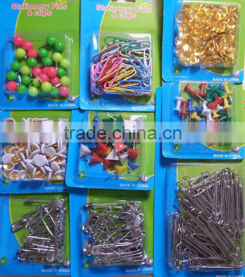 Quality different shapes decorative fancy colorful push pins