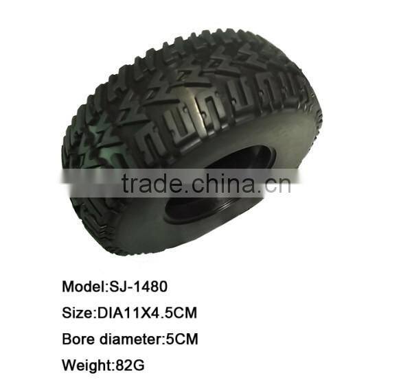 coloured Durable rubber toy car tires baby car toy tyres