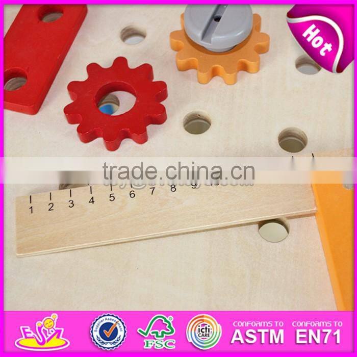 Best sale educational toys wooden kids tool bench W03D042