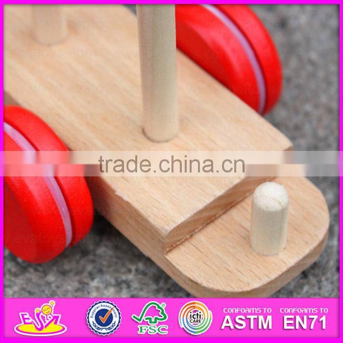 2015 Promotional wooden bus stop toy for kid,Mini Bus Stop building blocks toy,Educational role pley bus stop wooden toy W04B019