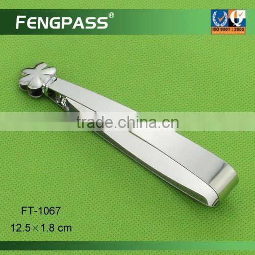 Stainless steel food serving tong FT-1055 kitchen utensil