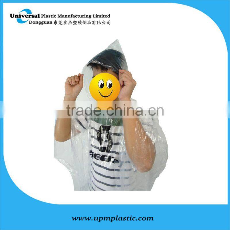 Cheap safe disposable rain poncho
