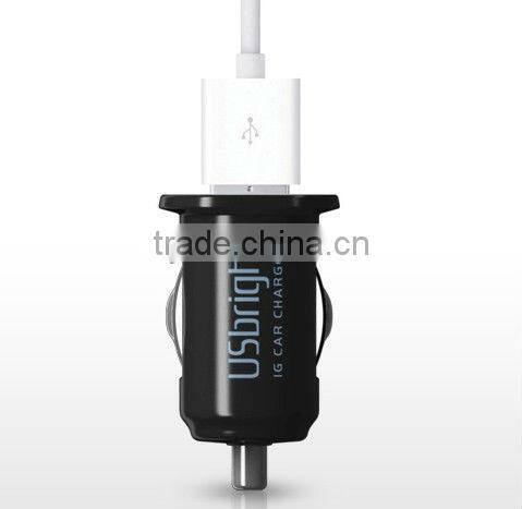Hot Selling MINI double USB CAR CHARGER car and home power partner car charger