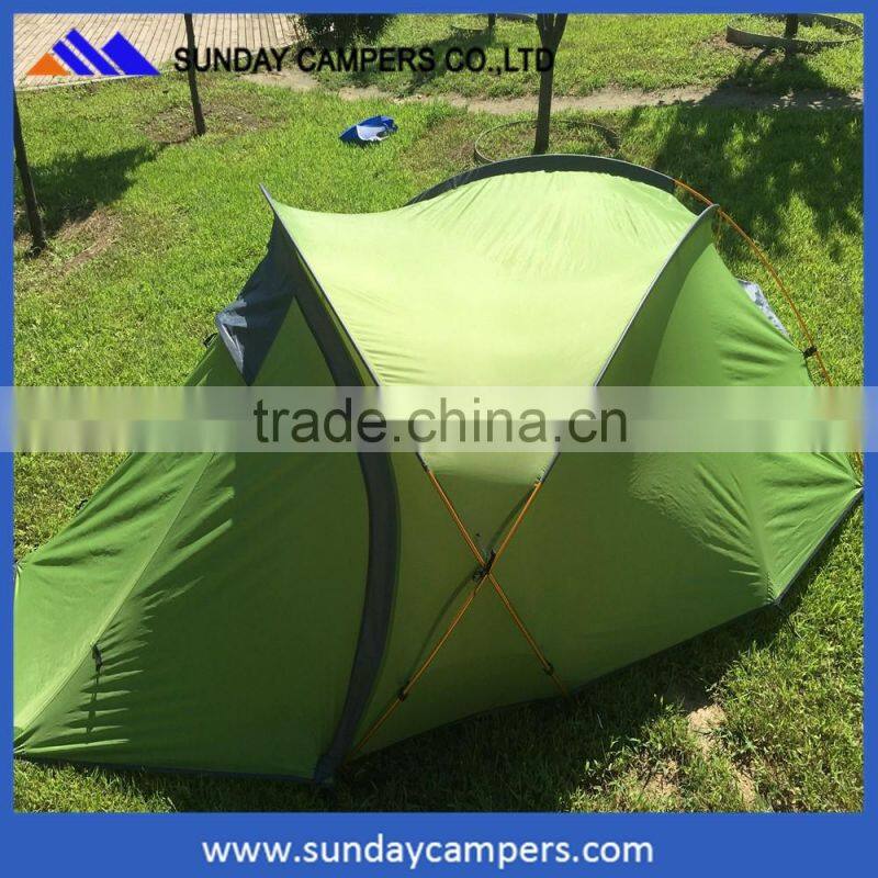 Easy setup camping tent off the ground for 2 people outdoor hiking