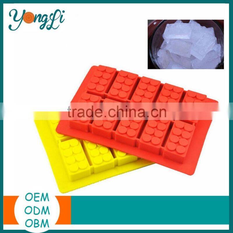 Building Bricks Silicone Rubber Jelly Mould