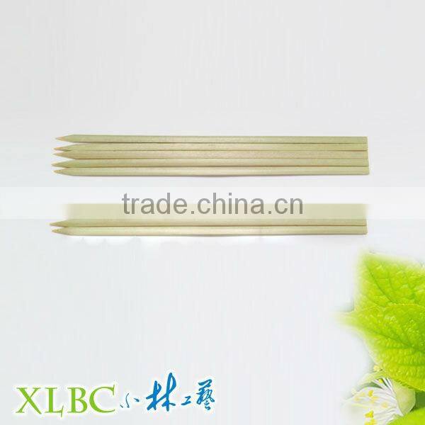 bamboo flat skewers with skin