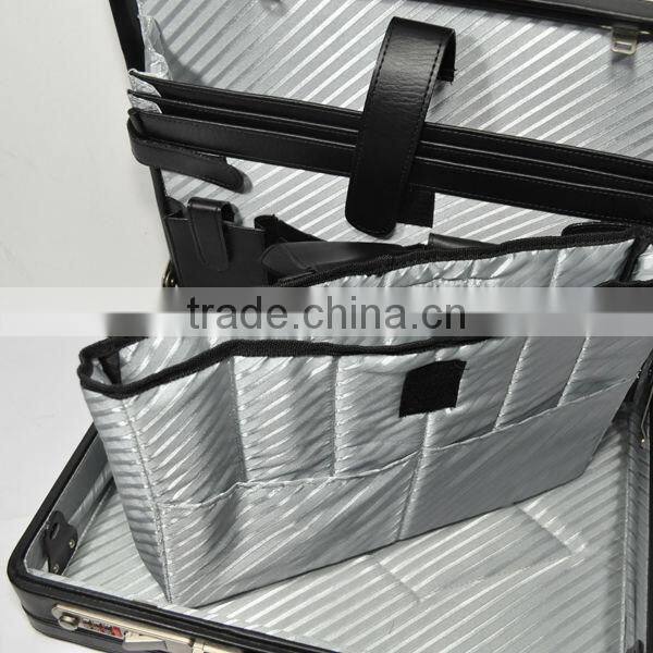 business leather attache case for men cheap with good quality