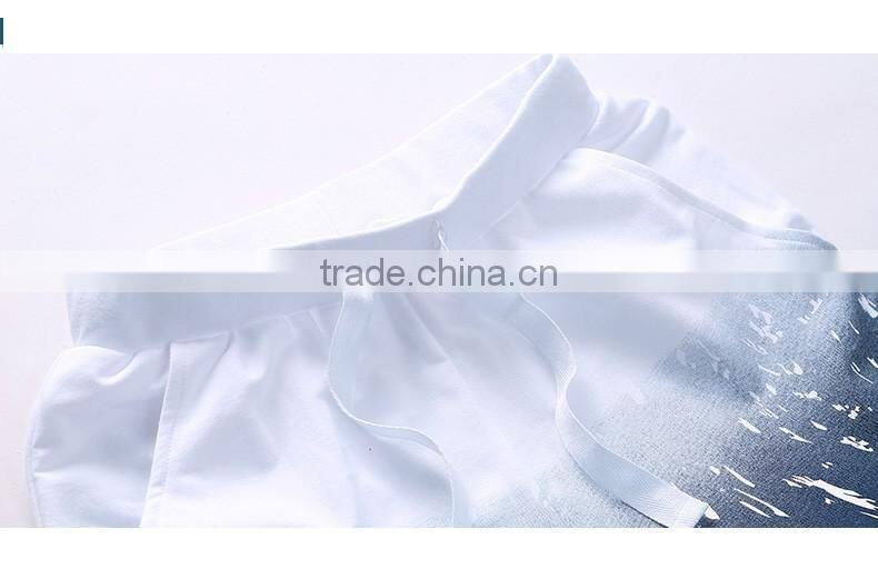 custom 100% polyester digital printing colorful 2 piece latest design leisure men suit