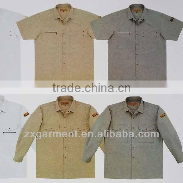 100%cotton work garment OEM MANUFACTURER made in China