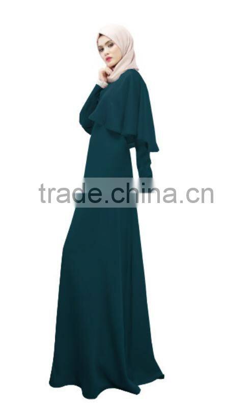 Abaya Islamic Muslim Cocktail Womens Long Sleeve Vintage Long Maxi Dress
