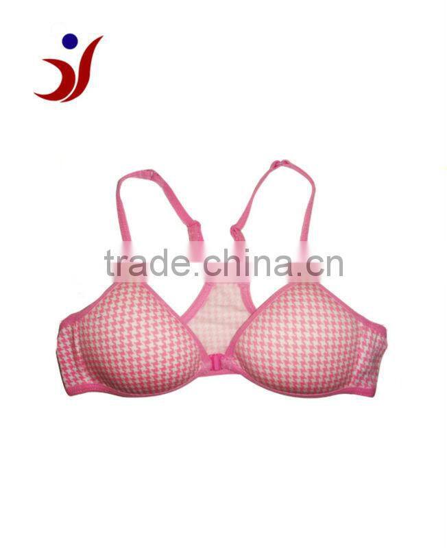 hot selling printed a cup bra